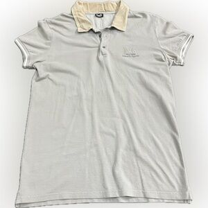 Dolce & Gabbana D&G Men’s Polo Shirt Medium Good Condition Grey